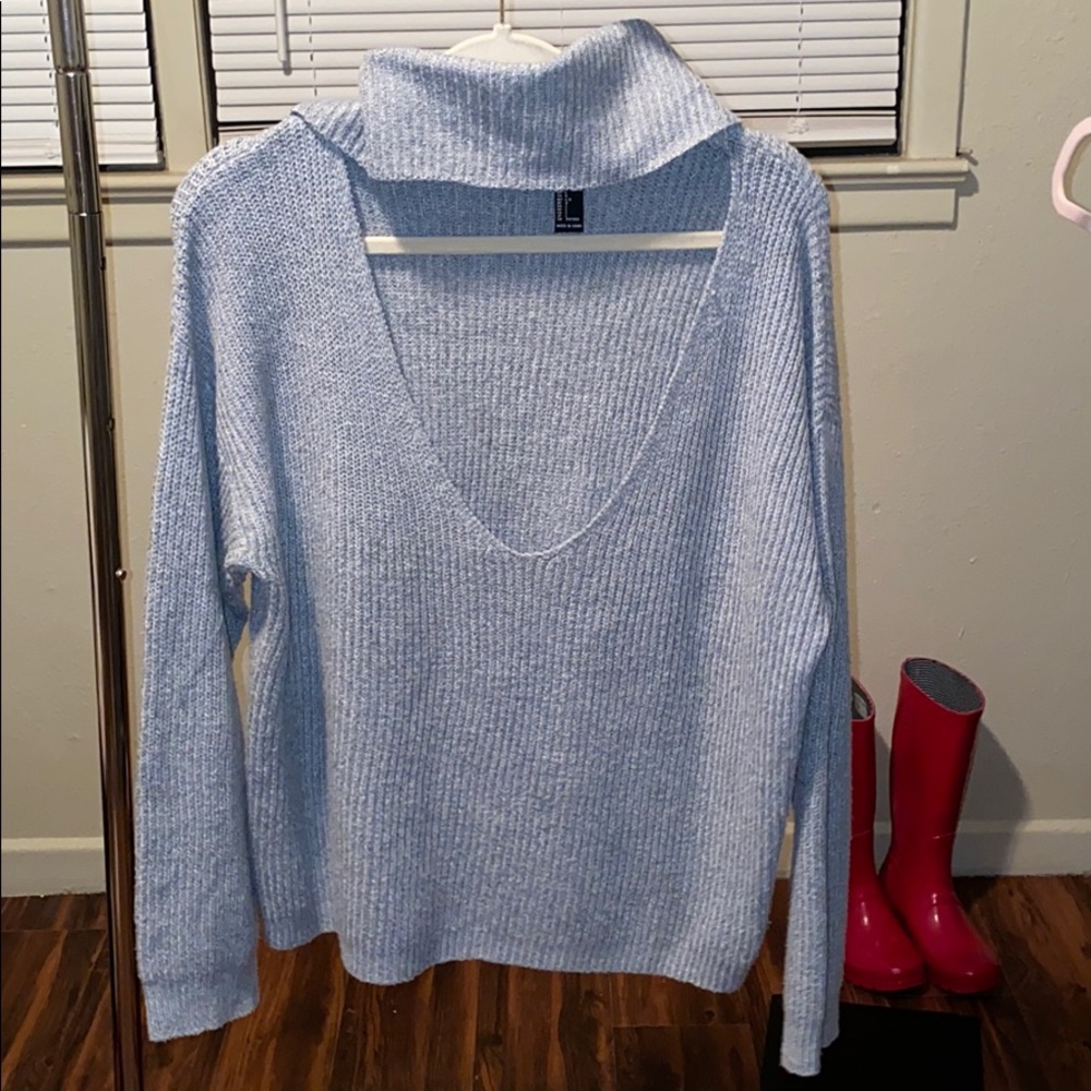Forever 21 cowl neck sweater, size L - Picture 2 of 2